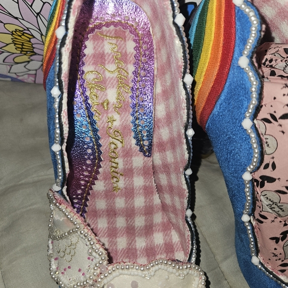 Irregulqr Choice Blue Cloud Rainbow Heels - Picture 6 of 6